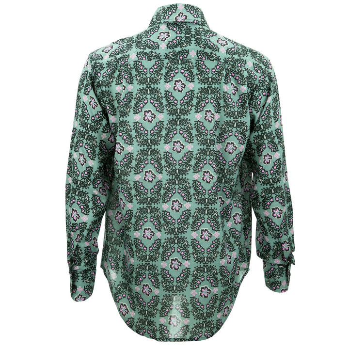 Regular Fit Long Sleeve Shirt - Floral Ring