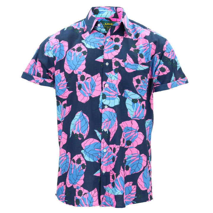 Regular Fit Short Sleeve Shirt - Blackberry Medley