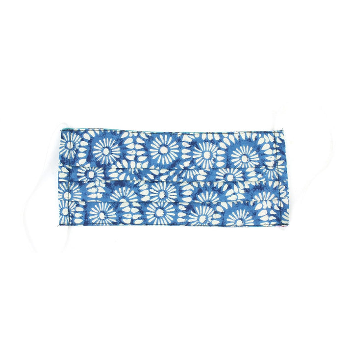 100% Cotton Handmade Pleated Face-Mask