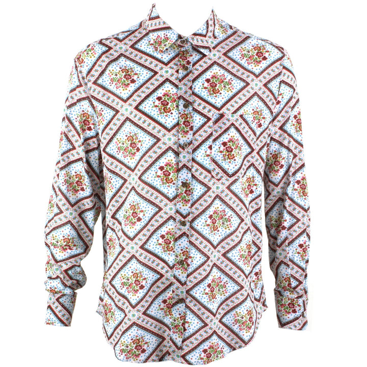 Regular Fit Long Sleeve Shirt - Diamond Floral