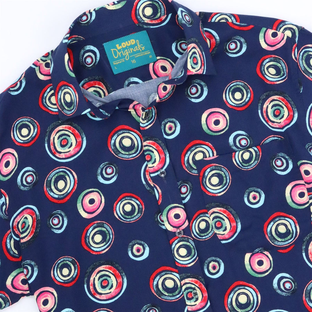 Regular Fit Short Sleeve Shirt - Galaxy Dot