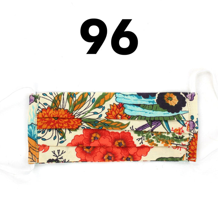 100% Cotton Handmade Pleated Face-Mask