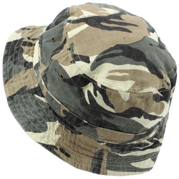 Reversible Camouflage Bucket Hat - Camouflage