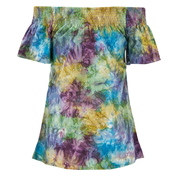 Shirred Super Top - Saffron Impression