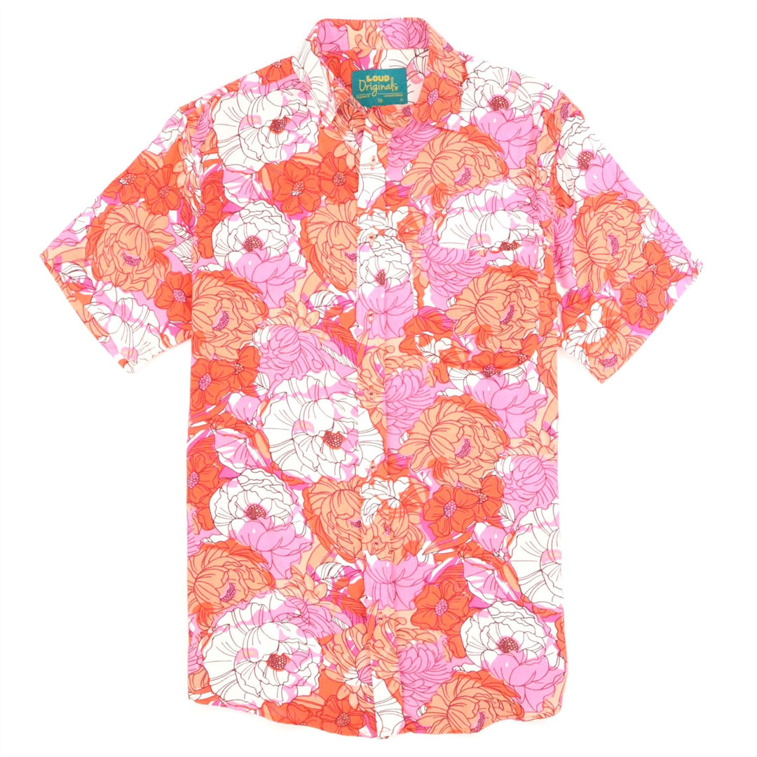 Regular Fit Short Sleeve Shirt - Pink Peony