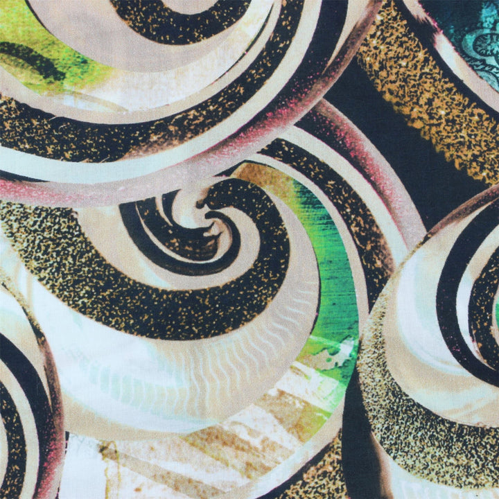 Regular Fit Short Sleeve Shirt - Psychedelic Sea Shells & Sand
