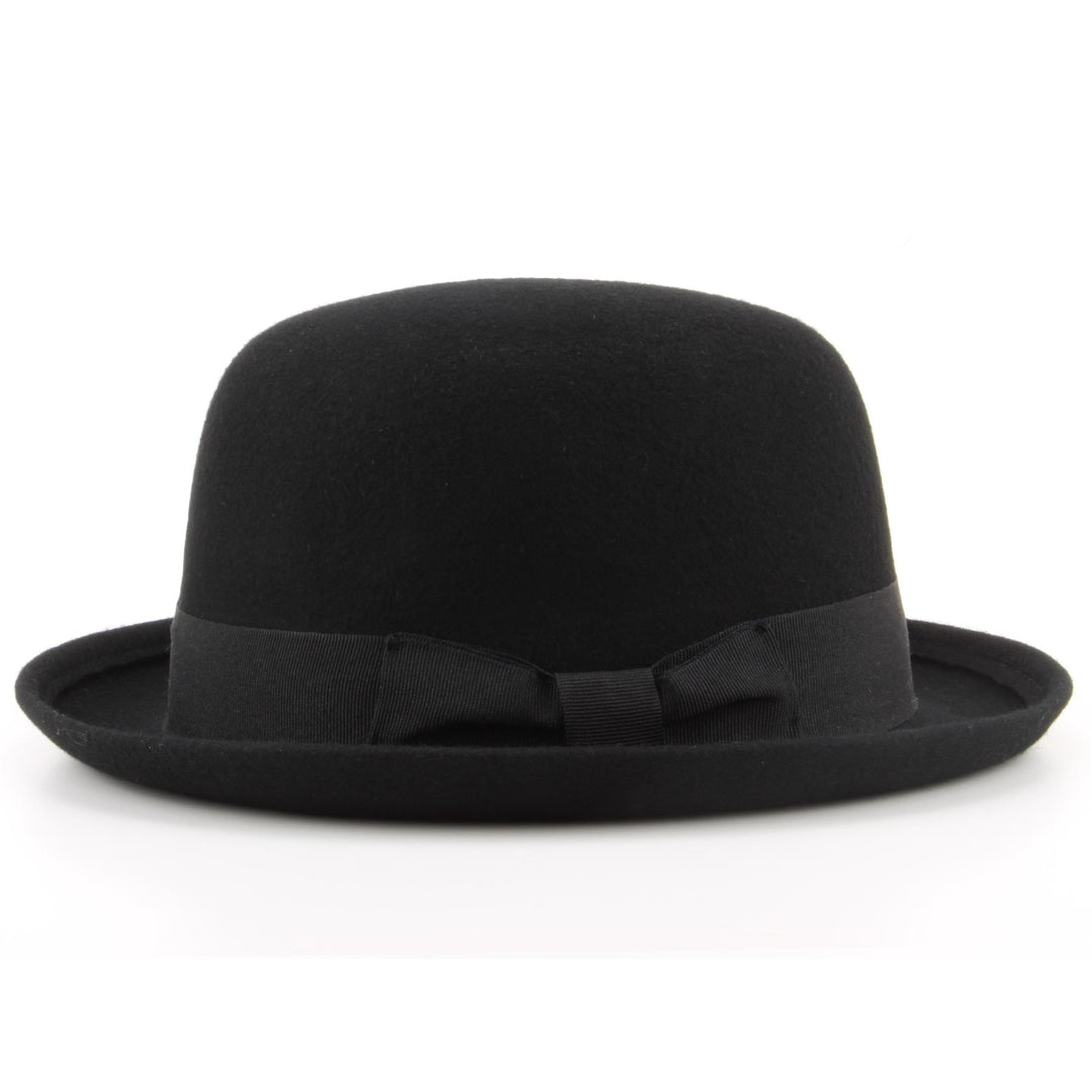 Wool felt bowler Derby hat - Black
