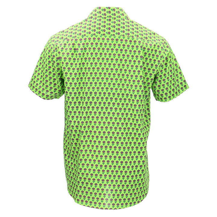 Regular Fit Short Sleeve Shirt - Neon Bloom