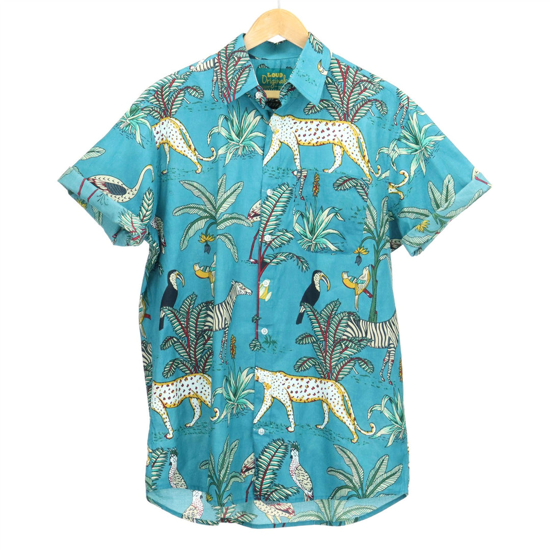 Regular Fit Short Sleeve Shirt - Savanna Jungle Jive