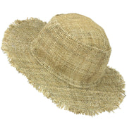 Hemp Sun Hat - Frayed Natural