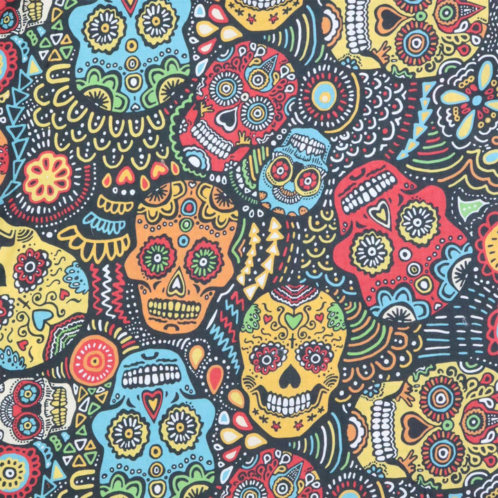 Regular Fit Short Sleeve Shirt - Mexican Calavera Skull