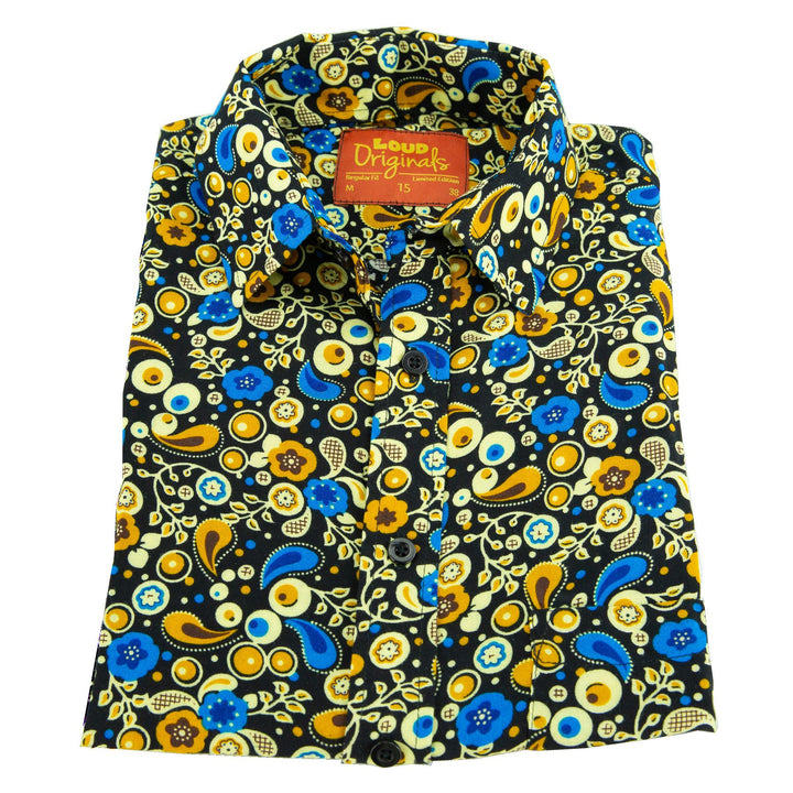 Regular Fit Short Sleeve Shirt - Paisley Garden