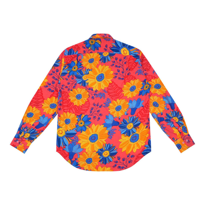 Regular Fit Long Sleeve Shirt - Sunburst Meadow