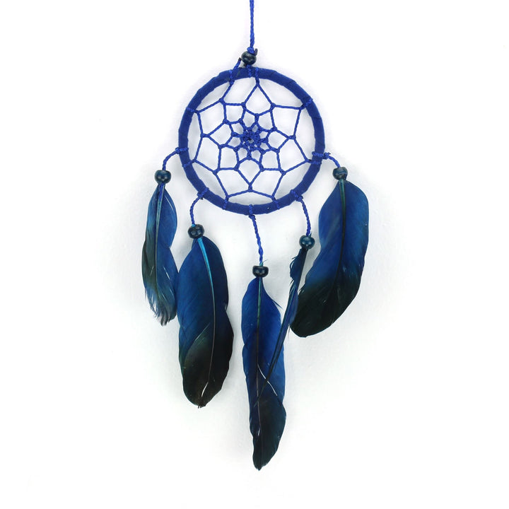 Dreamcatcher - Spiral 6cm Blue