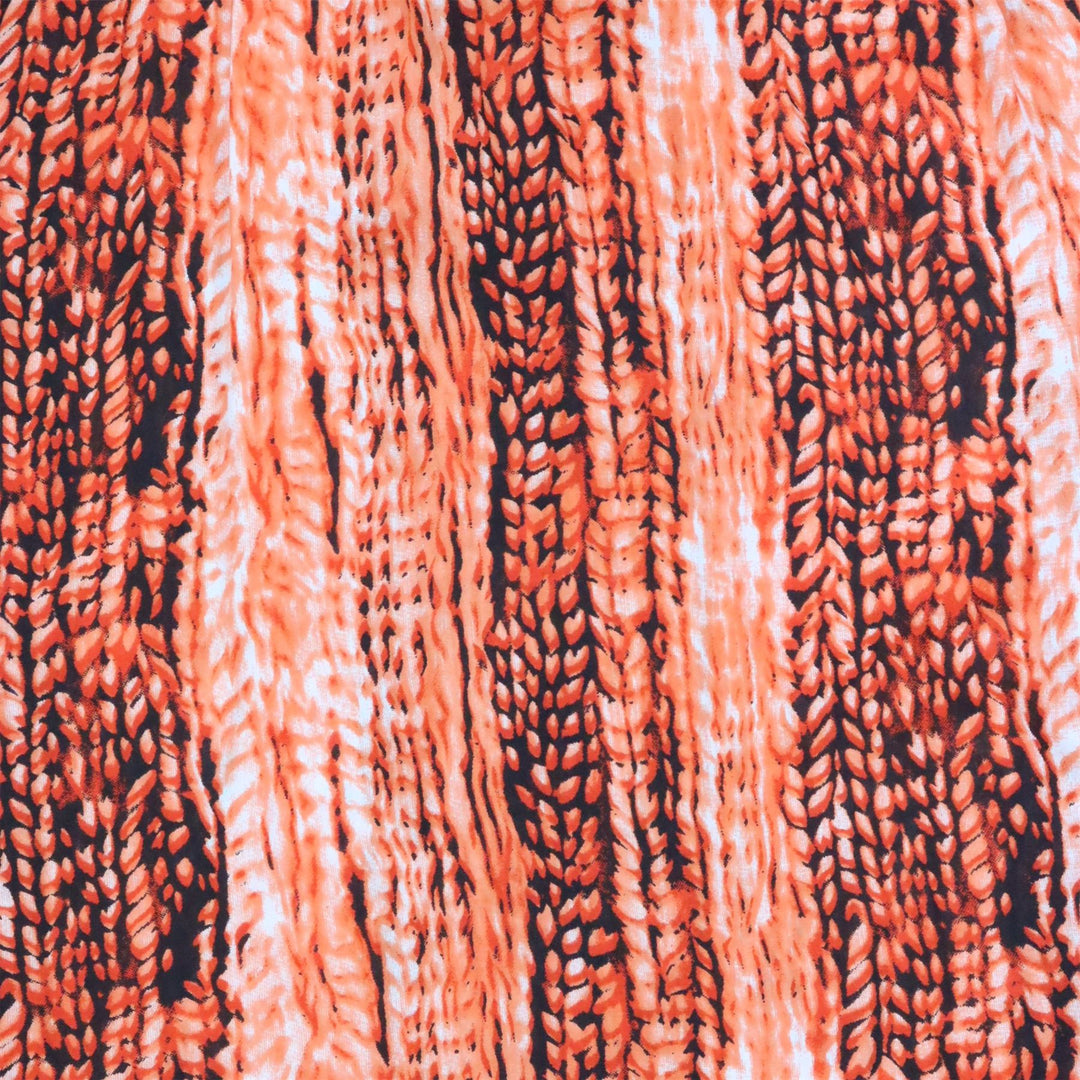 Regular Fit Short Sleeve Shirt - Orange Static