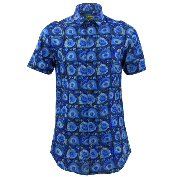 Tailored Fit Short Sleeve Shirt - Paint Splatter