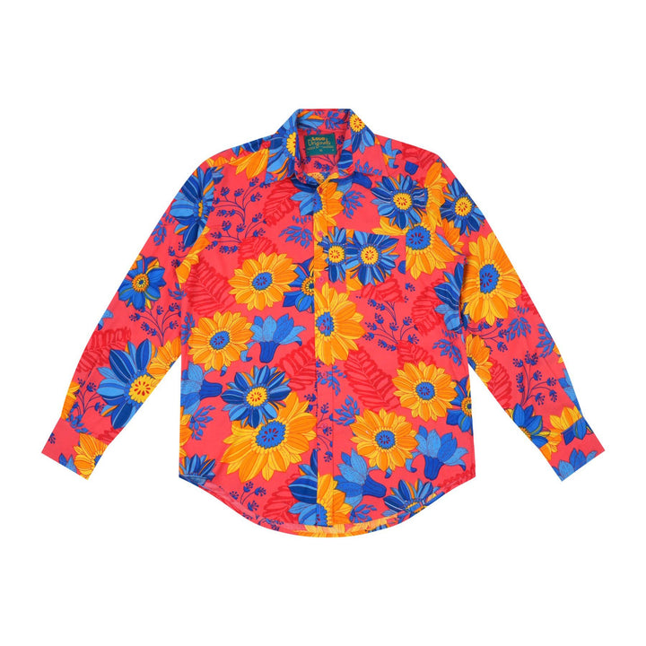 Regular Fit Long Sleeve Shirt - Sunburst Meadow