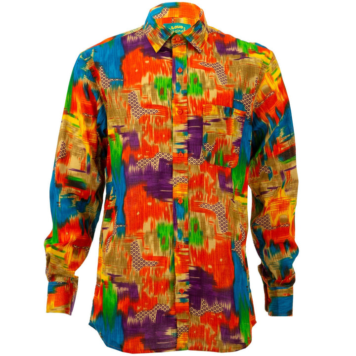 Regular Fit Long Sleeve Shirt - Blur