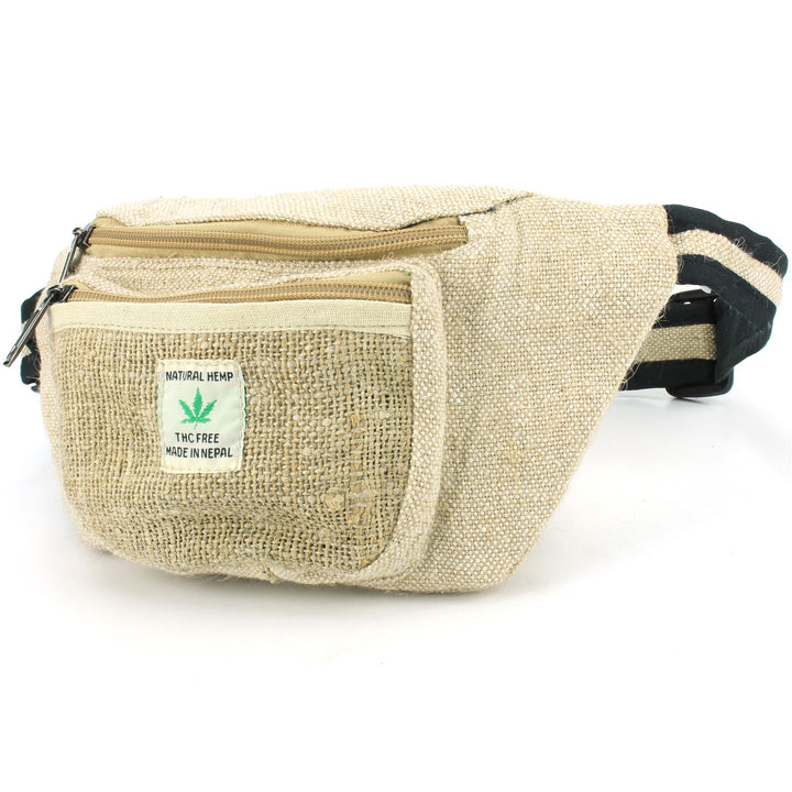 Handmade Natural Hemp Bag - Bumbag