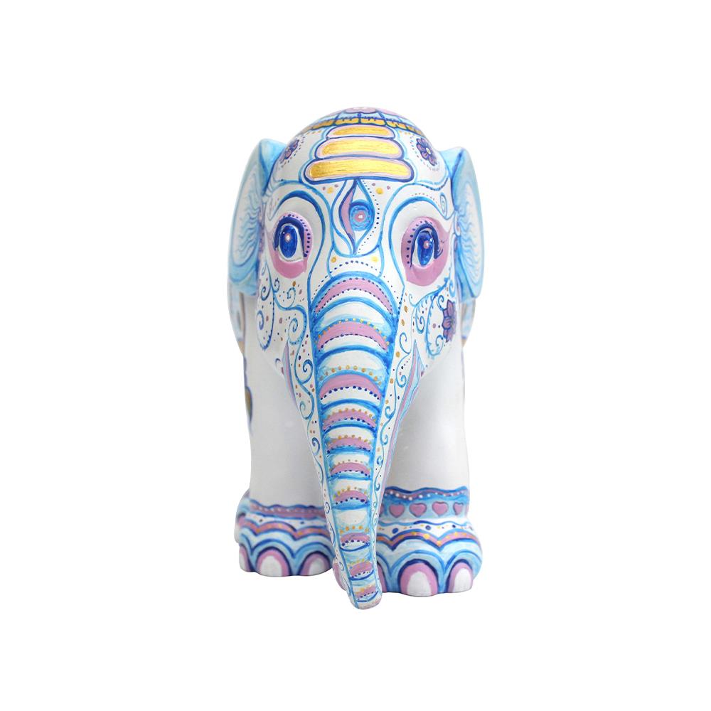 Limited Edition Replica Elephant - Indian blues