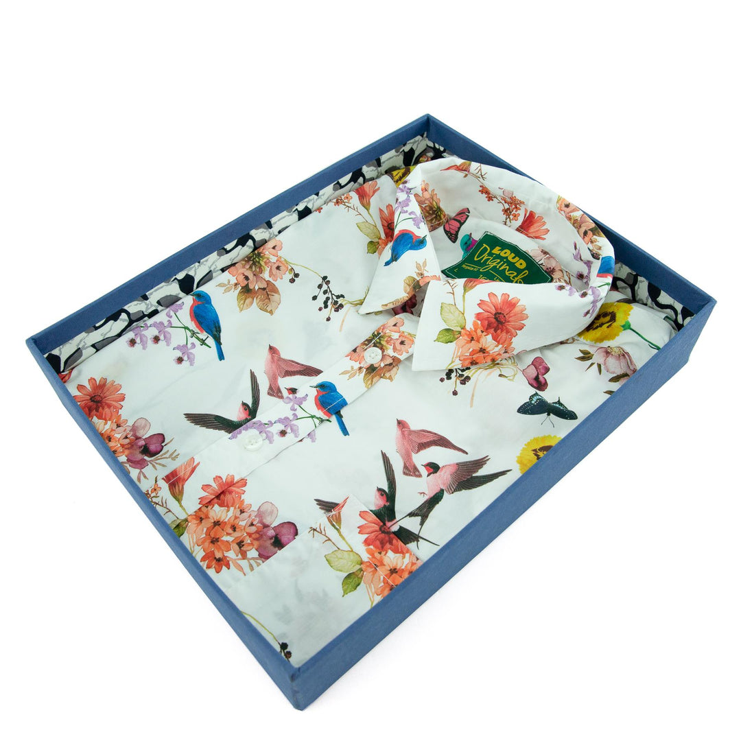 Handmade Luxury A4 Deep Presentation Shirt & Gift Box - Cobalt