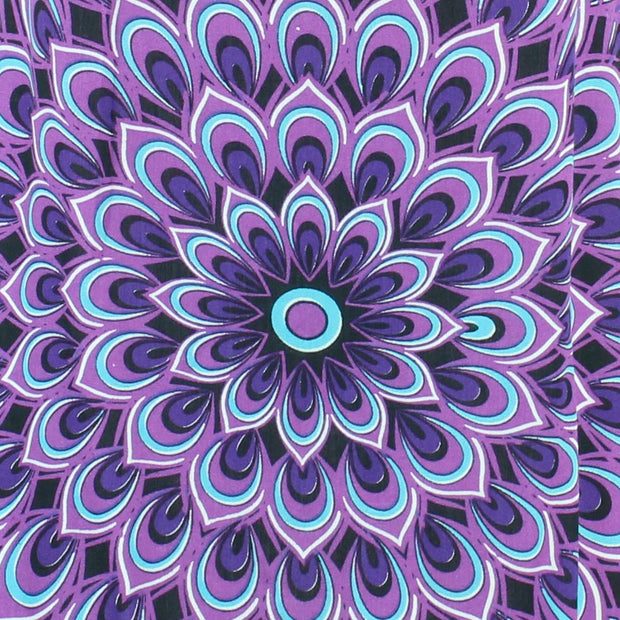 Shift Shaper Dress - Peacock Mandala Purple