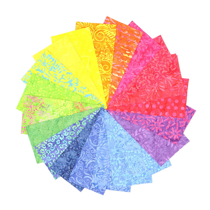 Jolly Bar - 40 pieces of 10" x 5" Cotton Batik