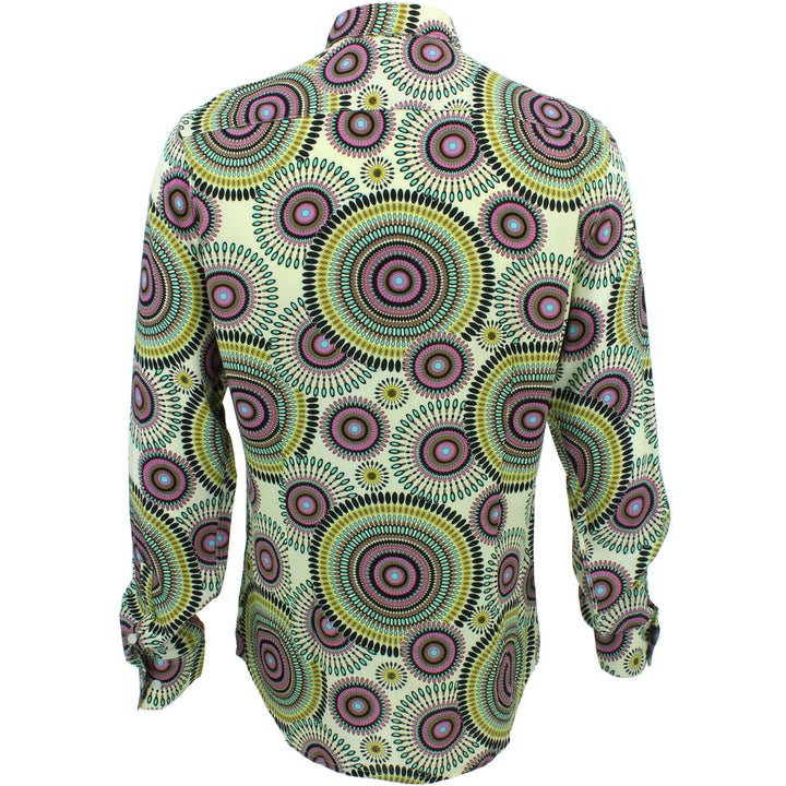 Slim Fit Long Sleeve Shirt - Spirals