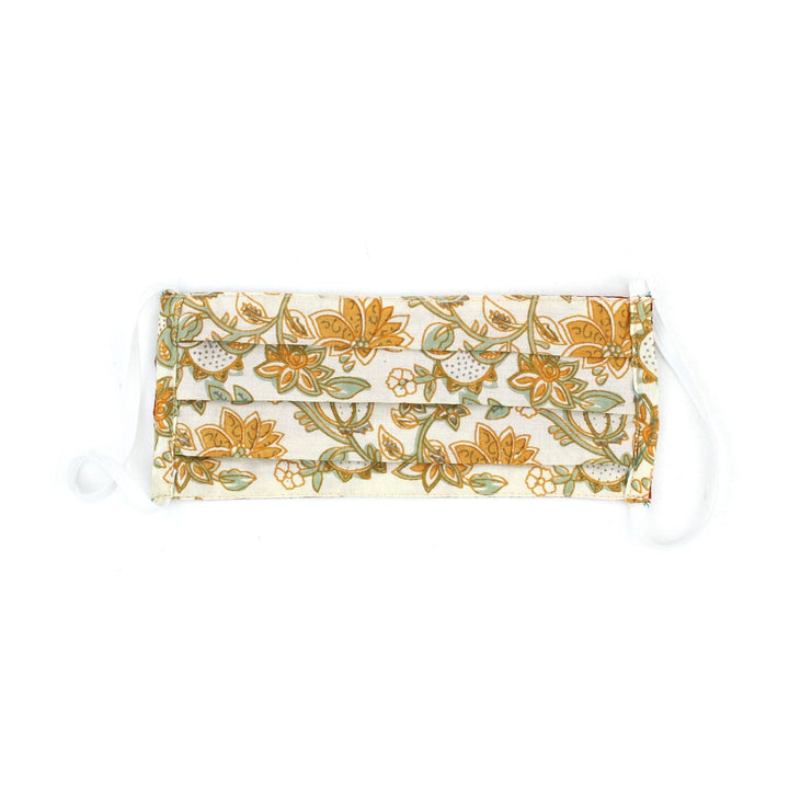 Handmade Pleated Cotton Face Mask - Pack of 5