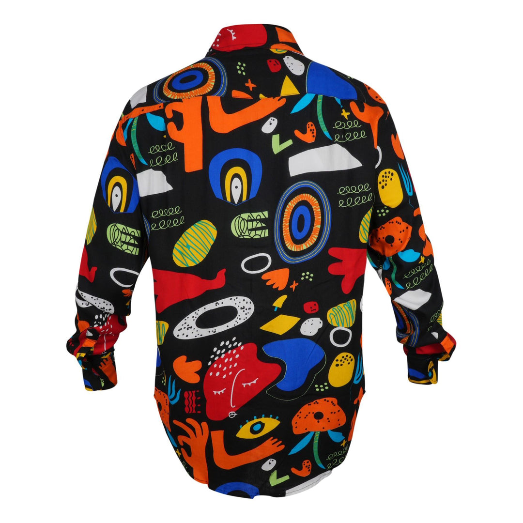 Regular Fit Long Sleeve Shirt - Cosmic Pop