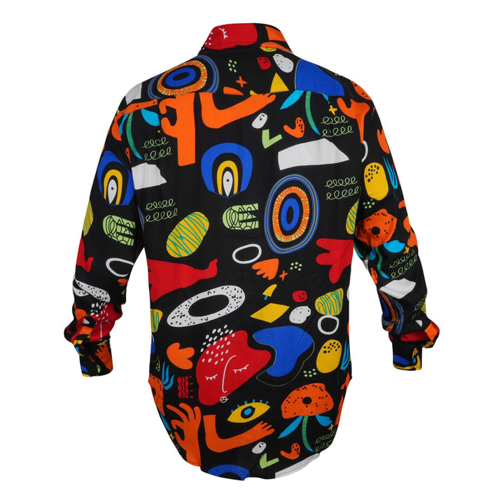 Regular Fit Long Sleeve Shirt - Cosmic Pop
