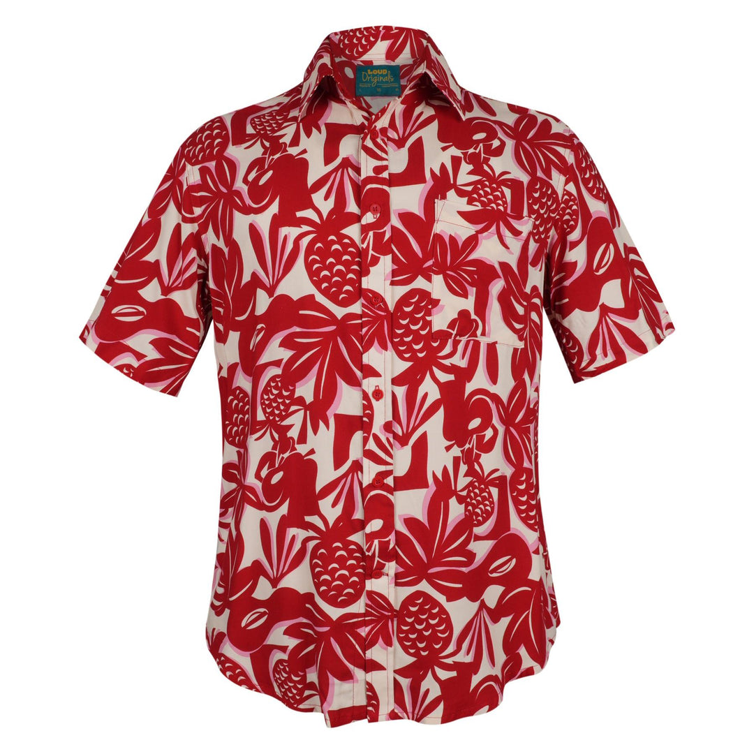 Regular Fit Short Sleeve Shirt - Tropical Grove