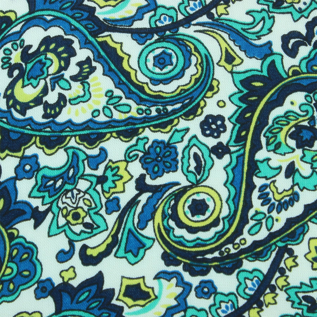 Tailored Fit Short Sleeve Shirt - Porcelain Paisley
