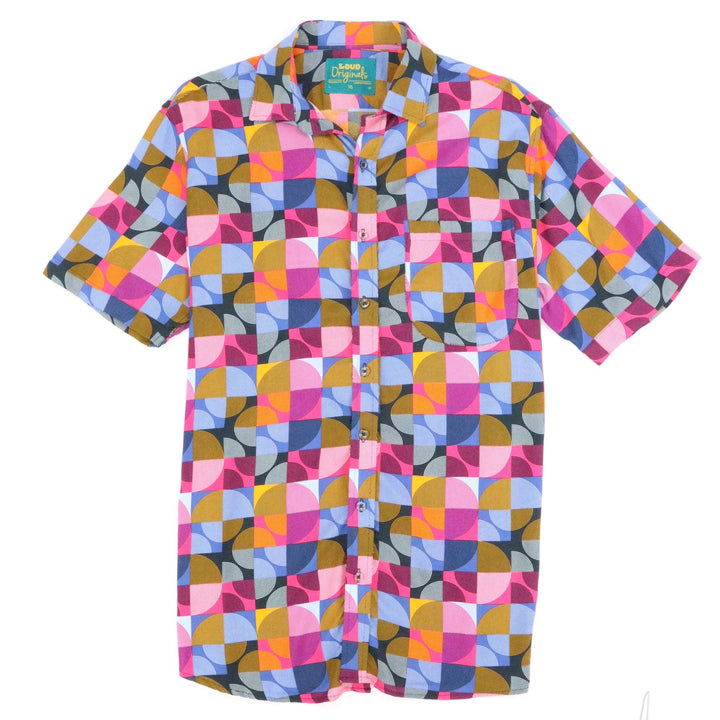 Regular Fit Short Sleeve Shirt - Disco Geo
