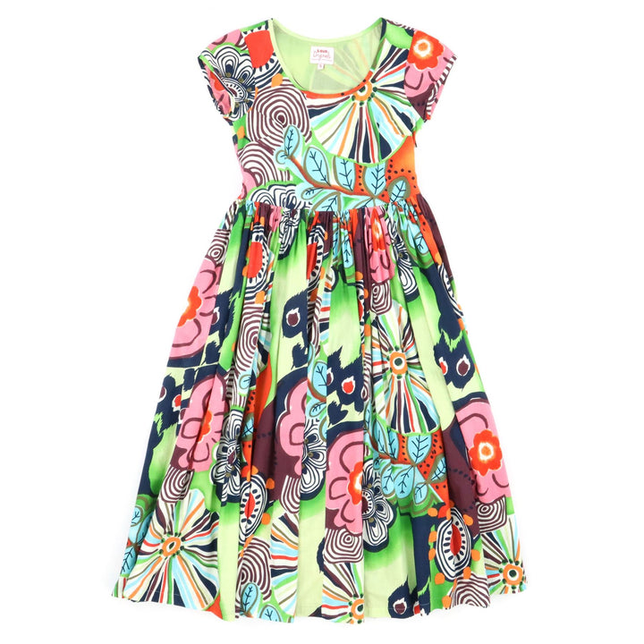 Tea Dress - Floral Fairground