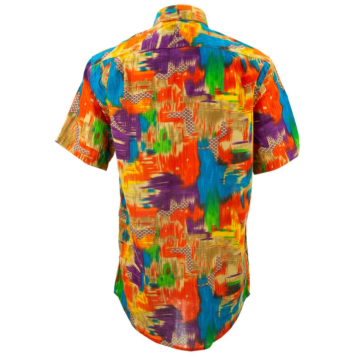 Regular Fit Short Sleeve Shirt - Blur