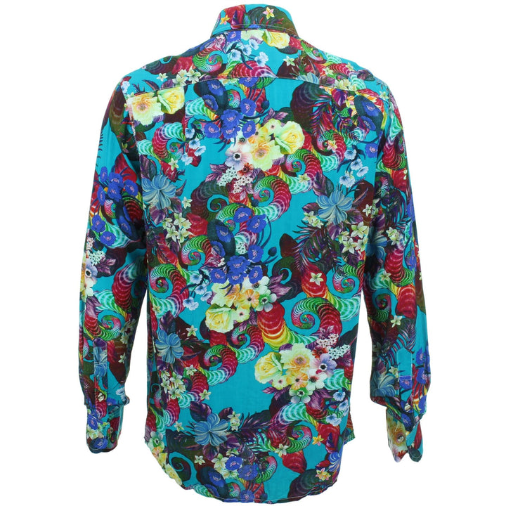 Regular Fit Long Sleeve Shirt - Floral Spiral
