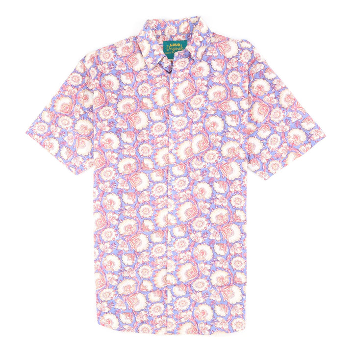 Regular Fit Short Sleeve Shirt - Lavender Drift