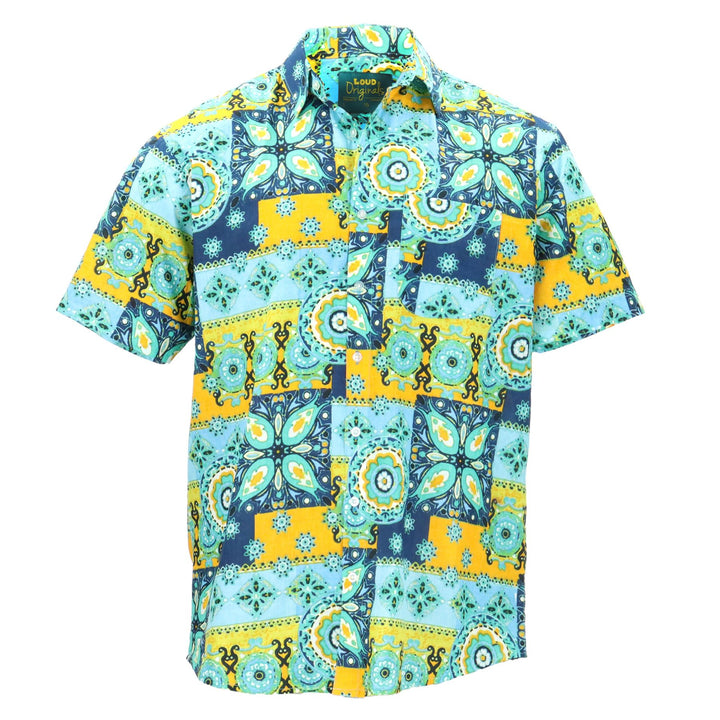 Regular Fit Short Sleeve Shirt - Lisbon Azulejos