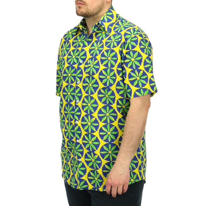 Regular Fit Short Sleeve Shirt - Lime Mirage