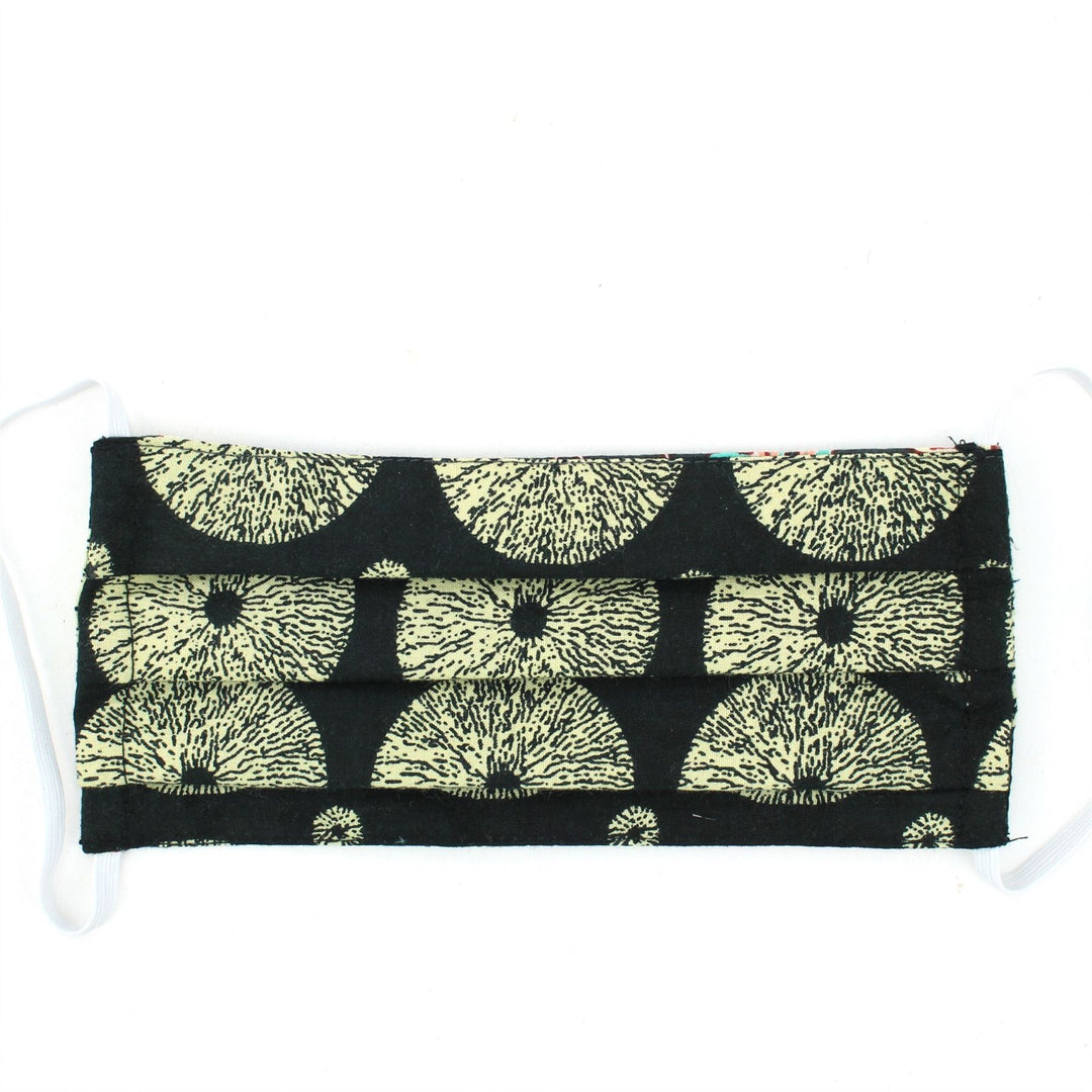 Handmade Pleated Cotton Face Mask - Pack of 5