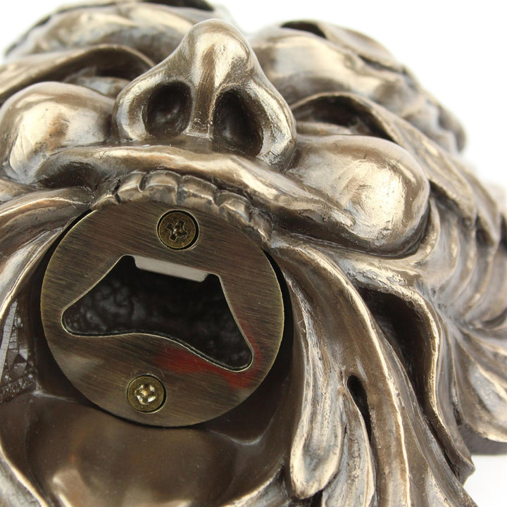 Wall Mounted Character Bottle Opener - Green Man NEW DESIGN (Bronze)