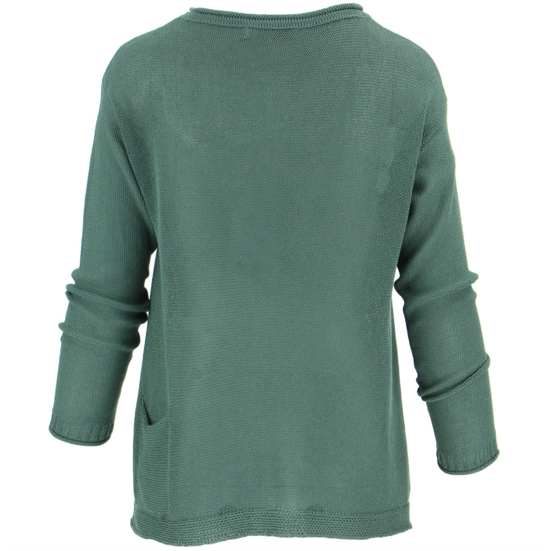 Knitted Cardigan - Sage Green