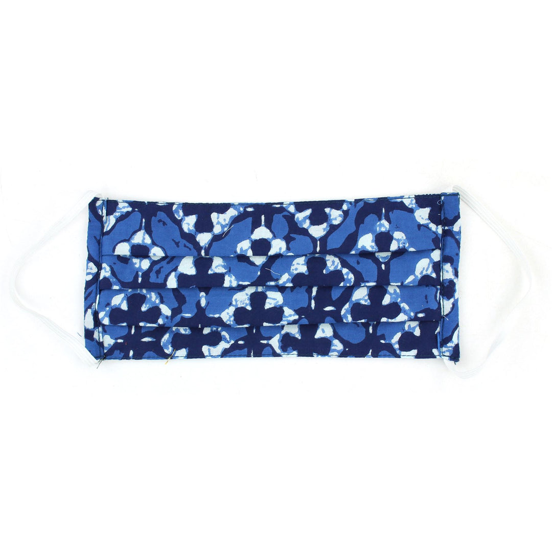 Handmade Pleated Cotton Face Mask - Pack of 5