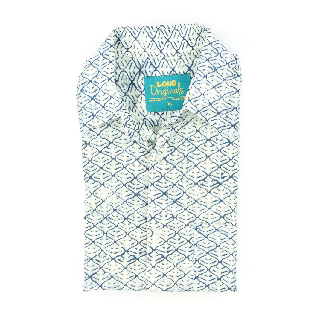 Regular Fit Short Sleeve Shirt - Ocean Breeze