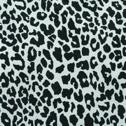 Ruched Box Top - Monochrome Leopard