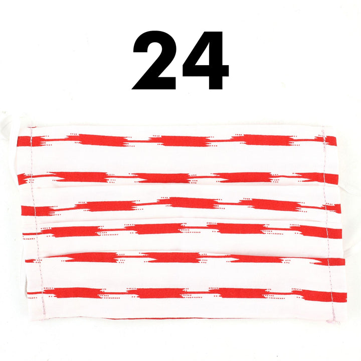 100% Cotton Handmade Pleated Face-Mask