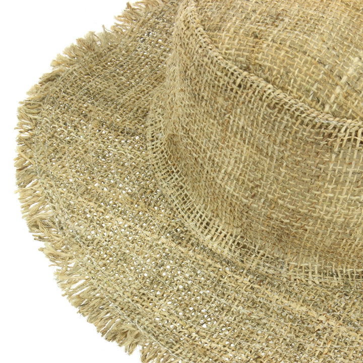 Hemp Sun Hat - Frayed Natural