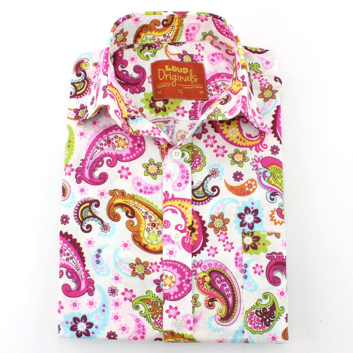 Regular Fit Short Sleeve Shirt - Paisley