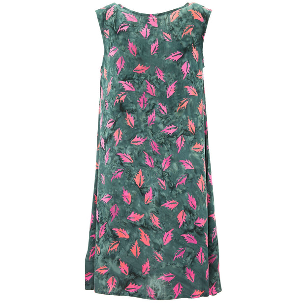 The Swirl Shift Dress - Holly Leaves Grey